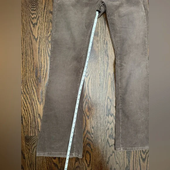 NWT Vtg RED TAG Abercrombie & Fitch Corduroy Flare Pants Y2K Deadstock Brown 2 - Picture 11 of 13